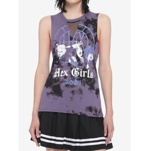 Hot Topic Scooby Doo Hex Girls Tie-Dye Muscle Tee